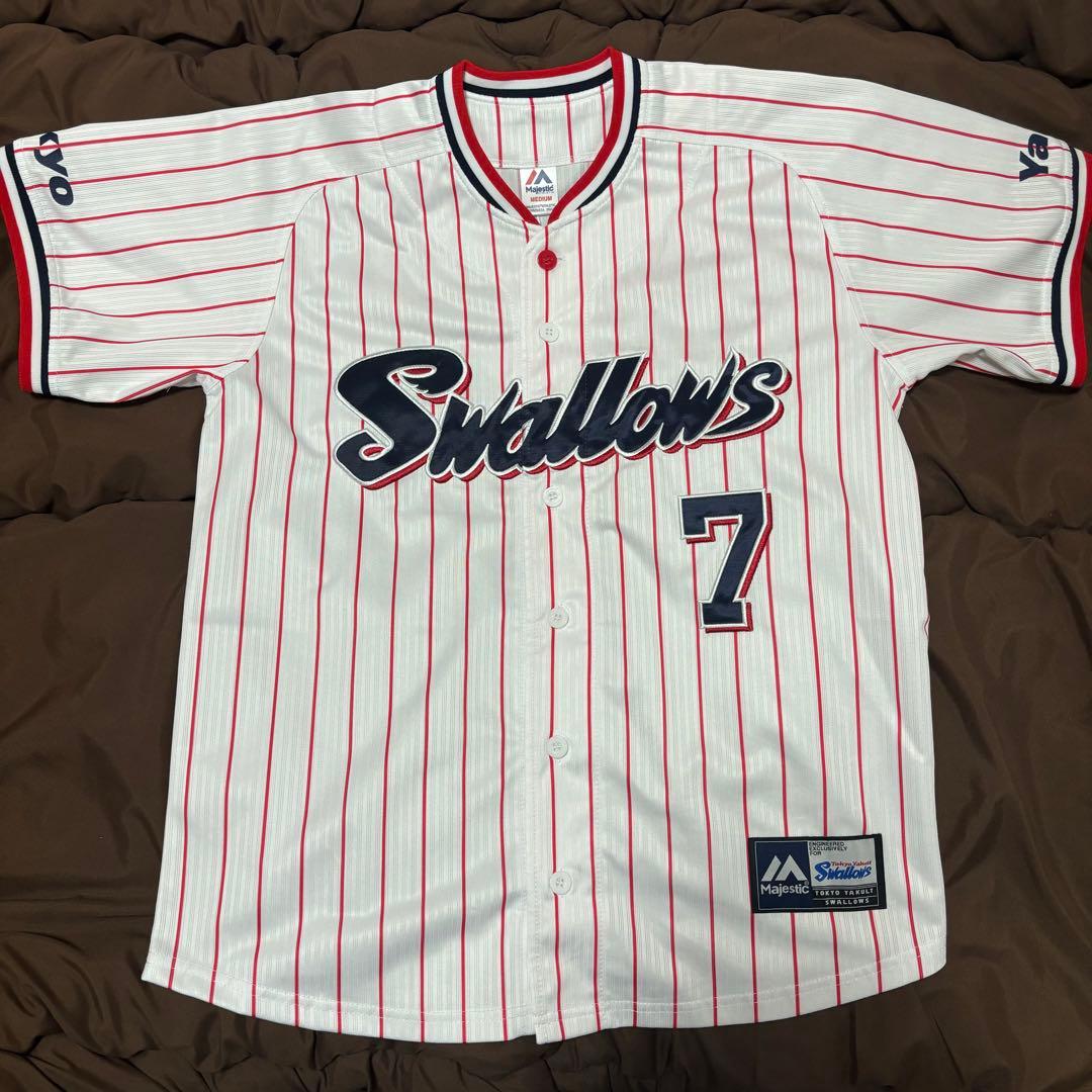 東京ヤクルトスワローズ 長岡秀樹 ホームユニフォーム M