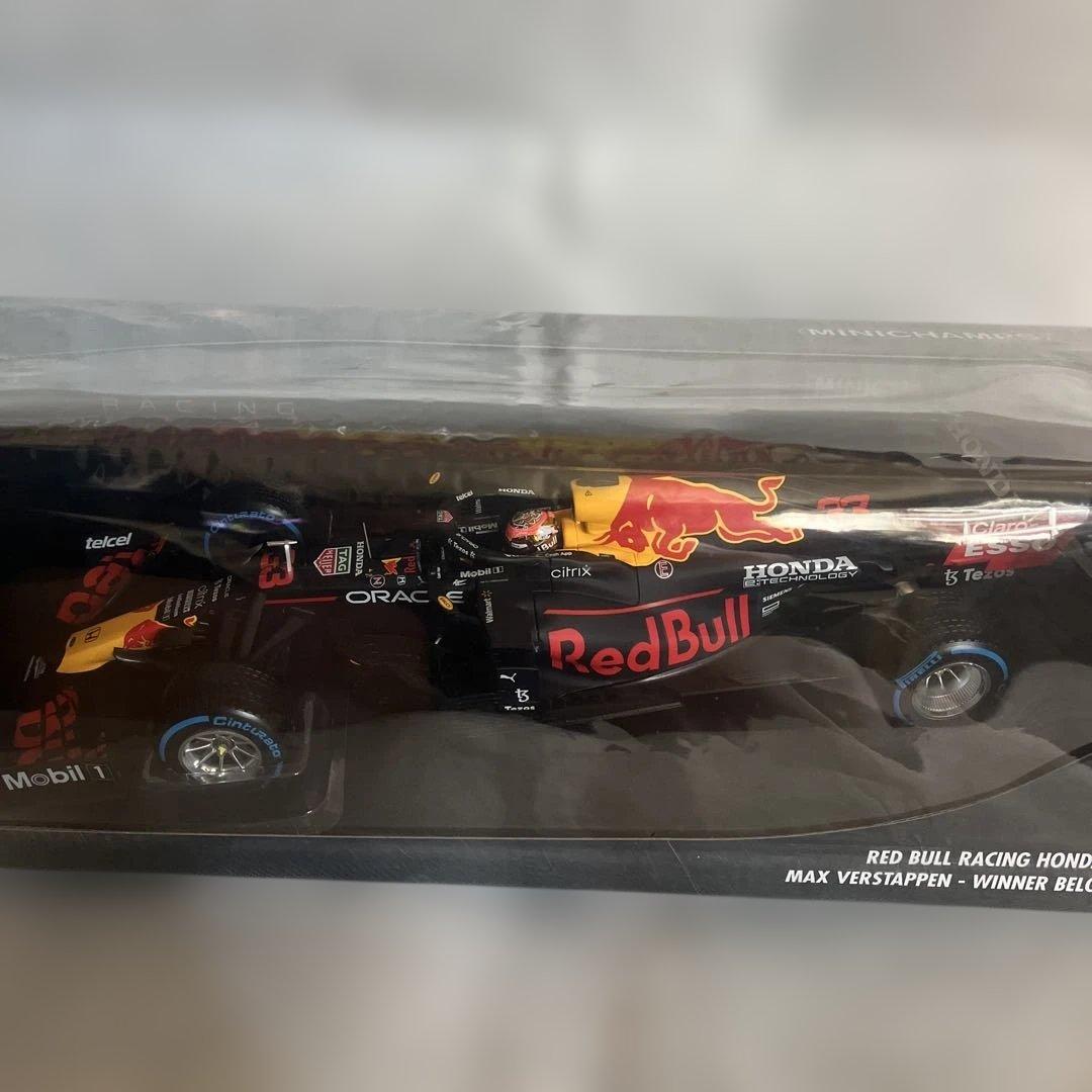 ミニチャンプス1/18レッドブルホンダマックスフェルスタッペンベルギー2021年