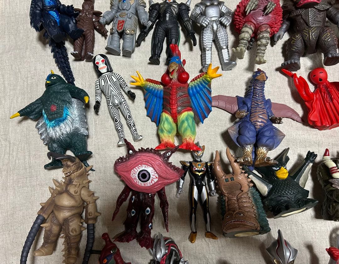 ウルトラマン　ウルトラ怪獣　仮面ライダー　ビッグソフビ　まとめ112体
