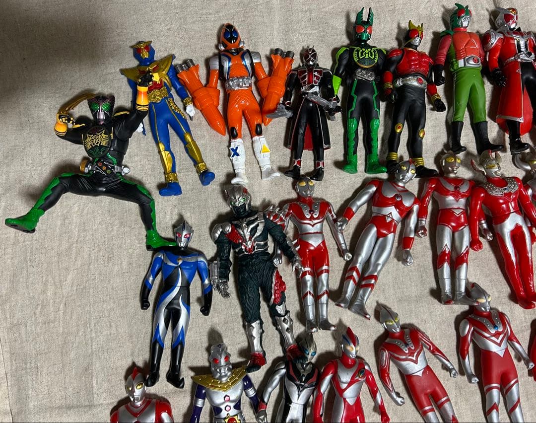 ウルトラマン　ウルトラ怪獣　仮面ライダー　ビッグソフビ　まとめ112体
