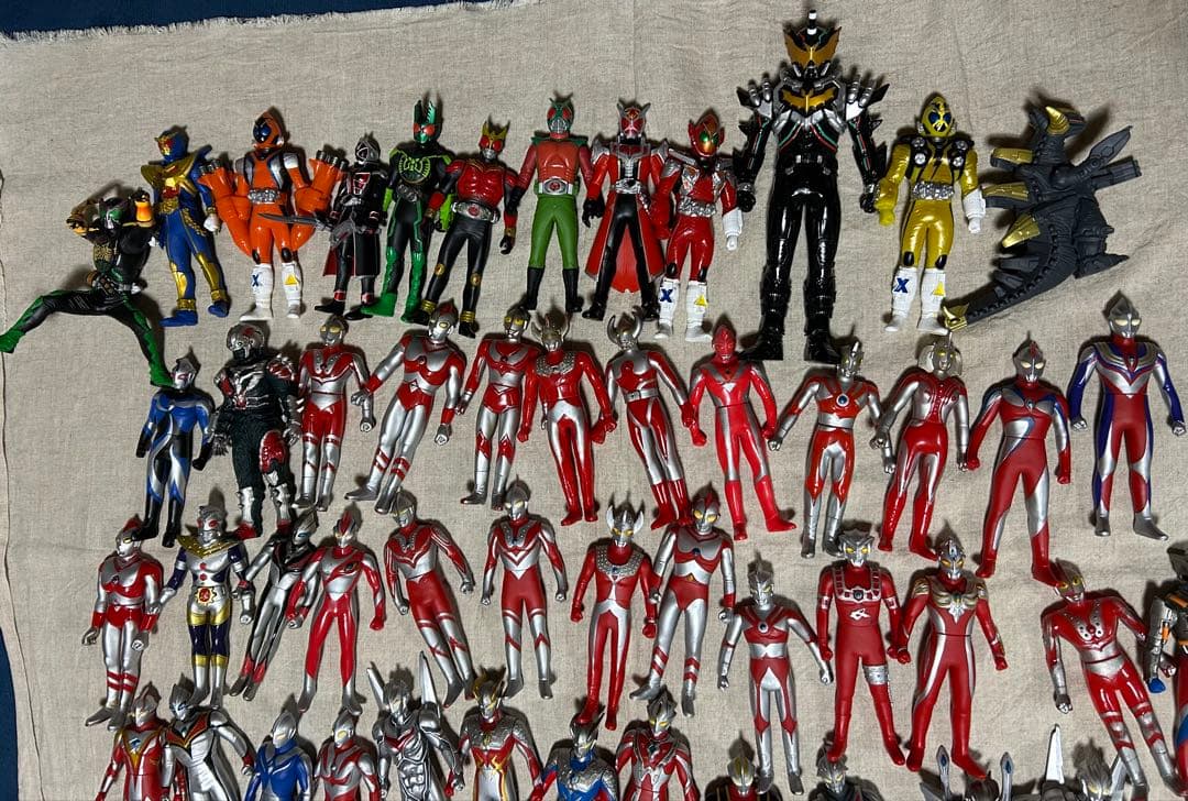 ウルトラマン　ウルトラ怪獣　仮面ライダー　ビッグソフビ　まとめ112体