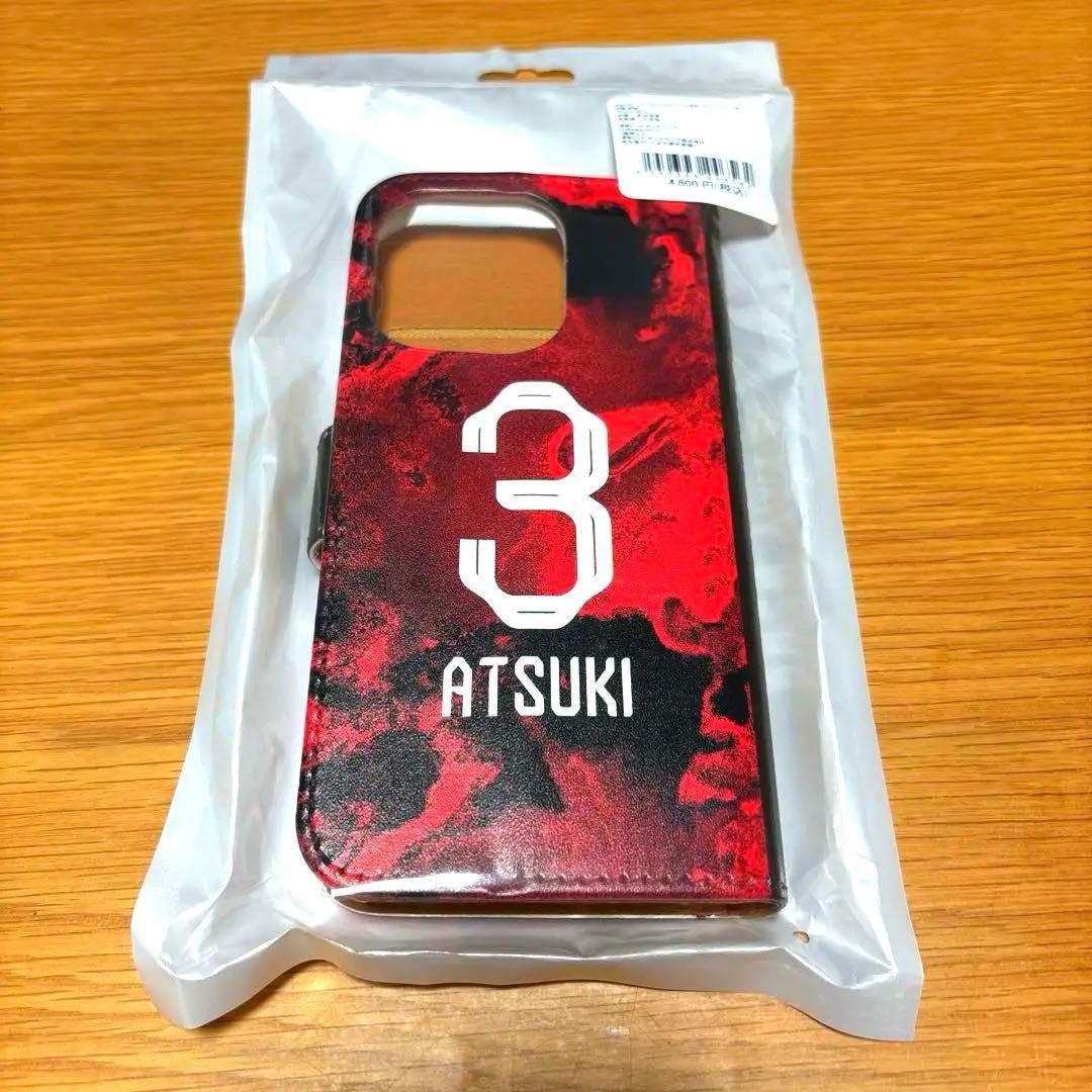 浦和レッズ スマホカバー 手帳型 iPhone15pro 伊藤敦樹➕ストラップ