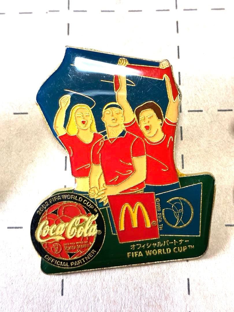 ★美品★☆企業コラボ企画☆FIFAワールドカップ マクドナルド ピンバッジセット