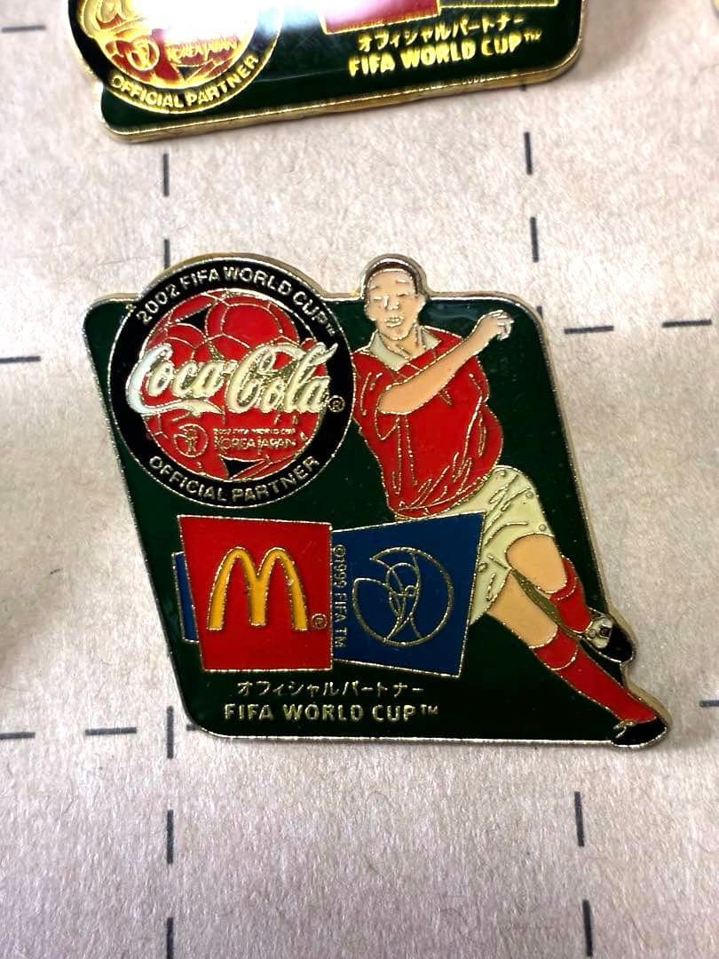 ★美品★☆企業コラボ企画☆FIFAワールドカップ マクドナルド ピンバッジセット
