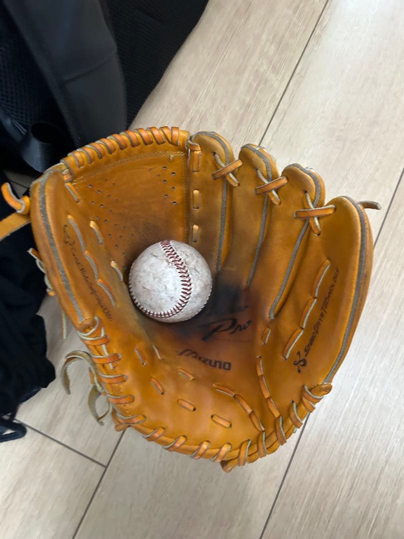 硬式投手用Mizuno Pro イエロー グローブ