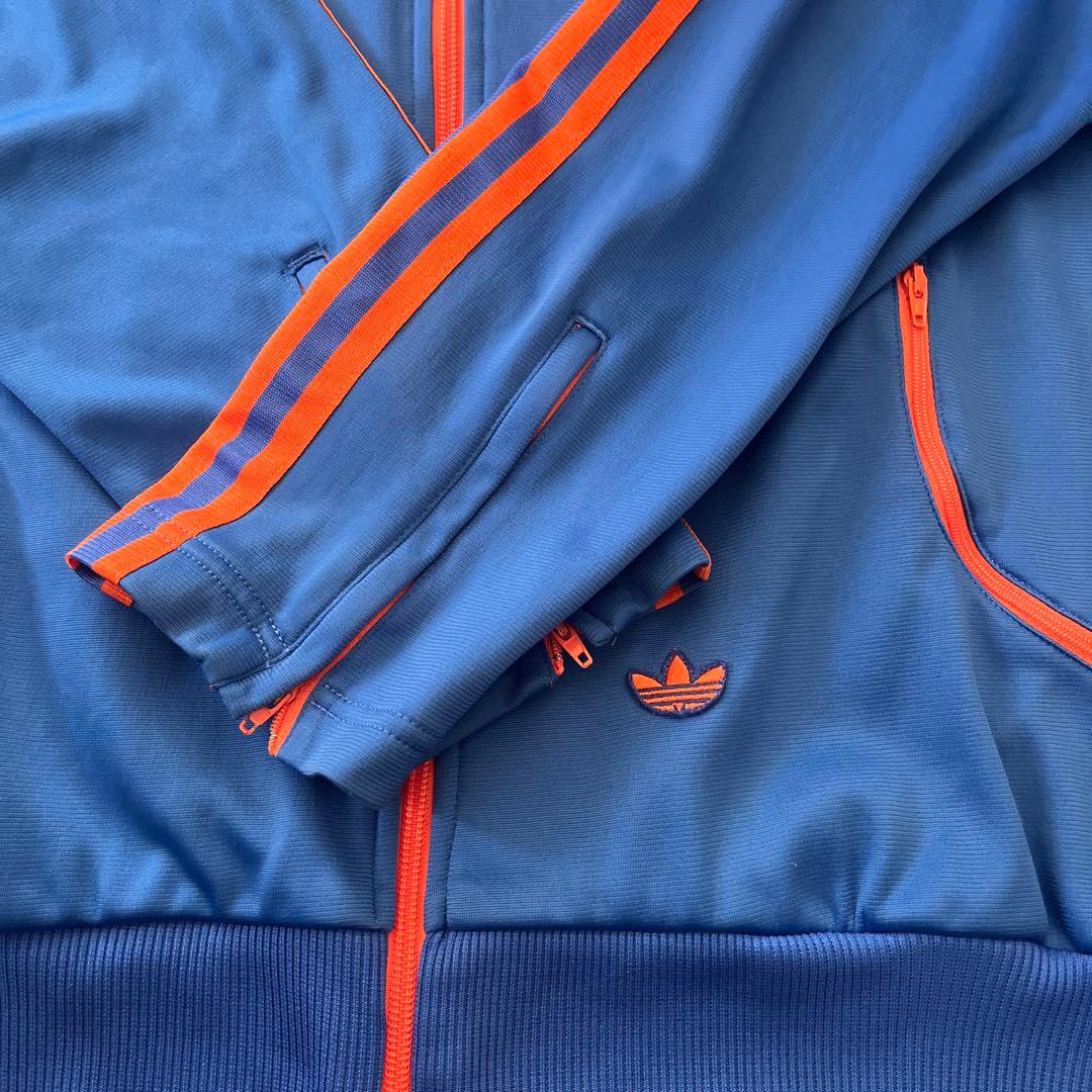 adidas トラックジャケット BRASIL 青 オレンジ