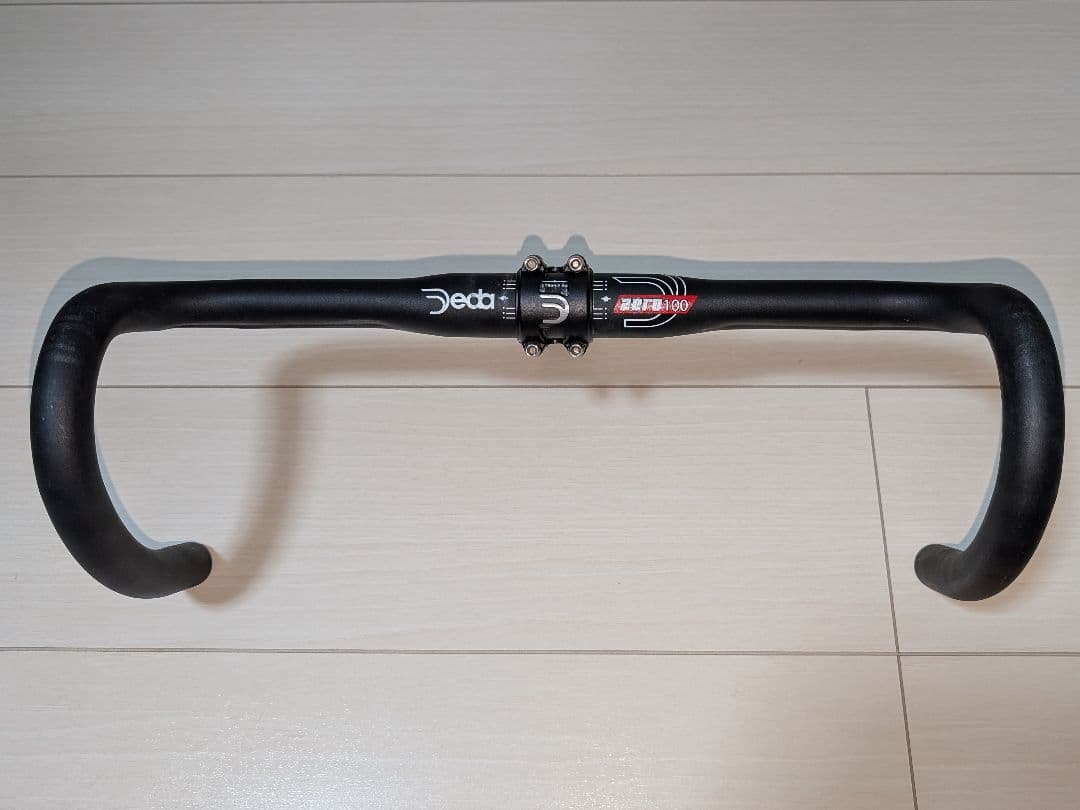 Deda Zero100 ブラック ドロップハンドル ステム