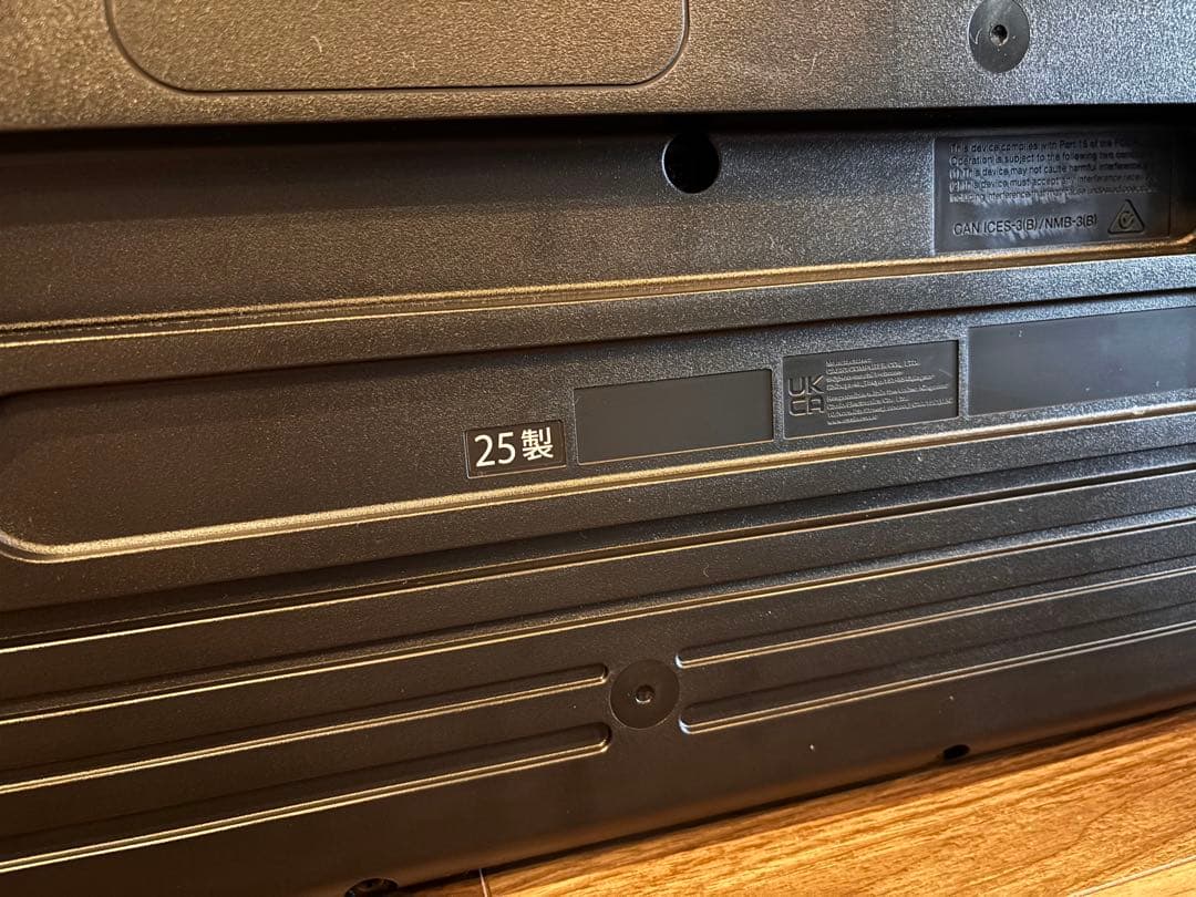 25年製　美品　CASIO Casiotone 61鍵 ブラック　CT-S300