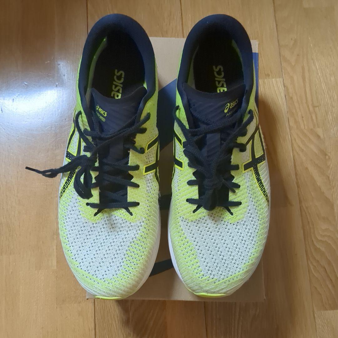 ASICS ランニングシューズ イエロー/ブラック28cm