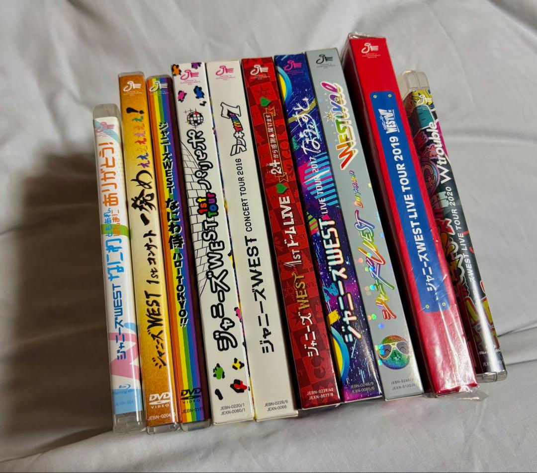 ジャニーズWEST BluRay DVD セット 10枚