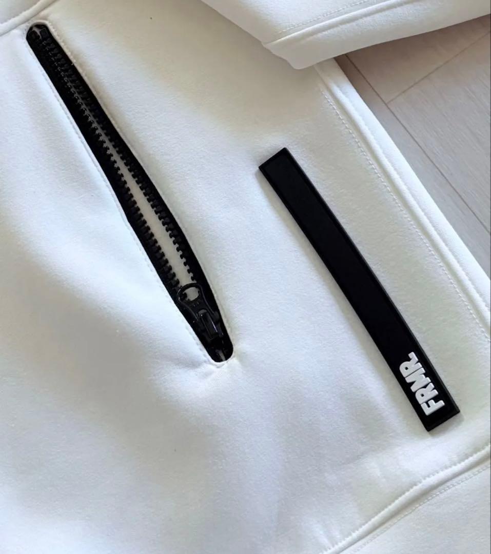 FRMR. ストレッチ　セットアップ ホワイト×ブラック　サイズ2XL
