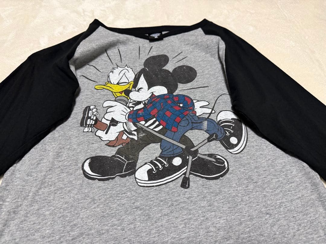 B’z × Disney ディズニー “SCENES” ラグランTシャツ M