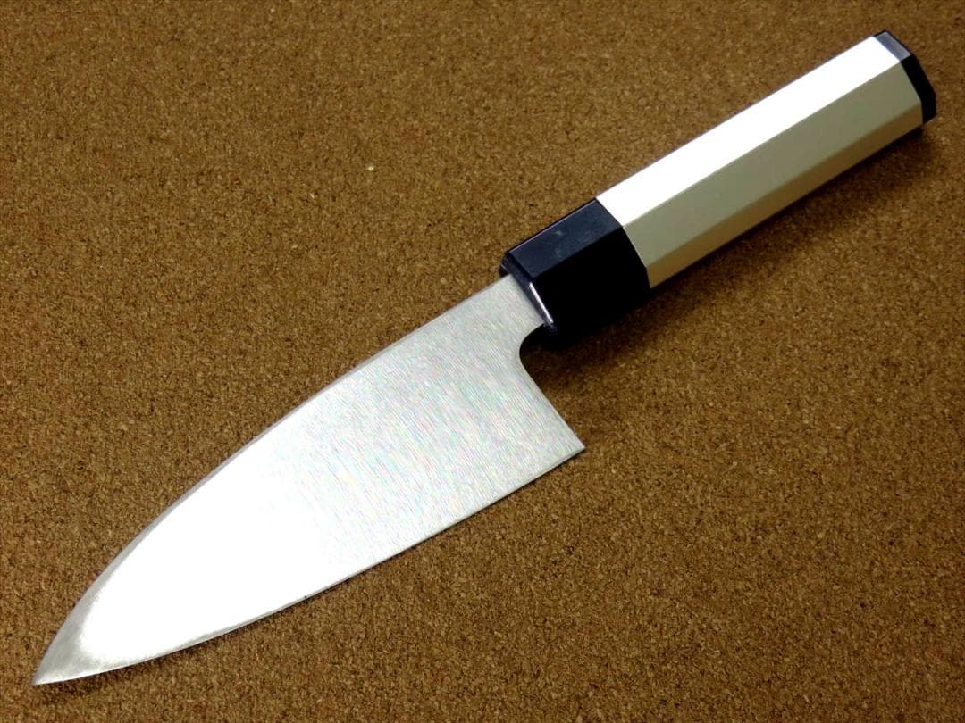 関の刃物 出刃包丁 120mm 大同特殊鋼モリブデン アルミ和包丁 右利き 片刃
