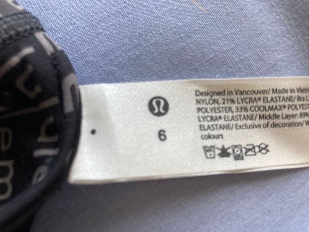 タグ付新品【Lululemon】ルルレモンEnergy Bra 6 ブラトップ