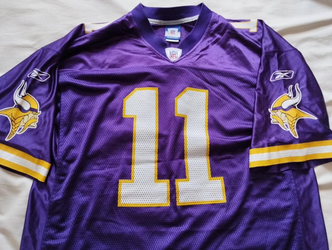 NFL アメフト ゲームシャツ バイキングス ダンテ カルペッパー 11 XL