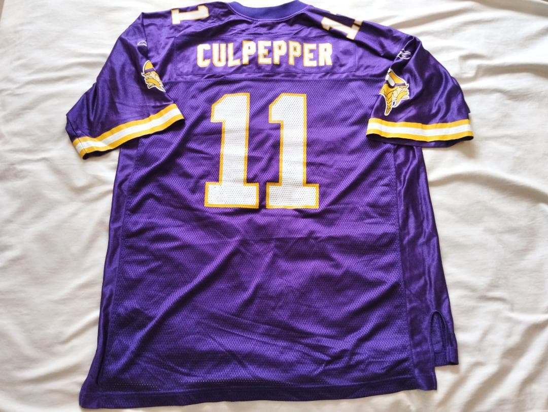 NFL アメフト ゲームシャツ バイキングス ダンテ カルペッパー 11 XL