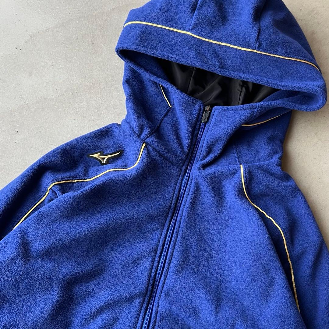 【Mizuno Pro】ミズノプロ　XO　フリースパーカー　ブルー