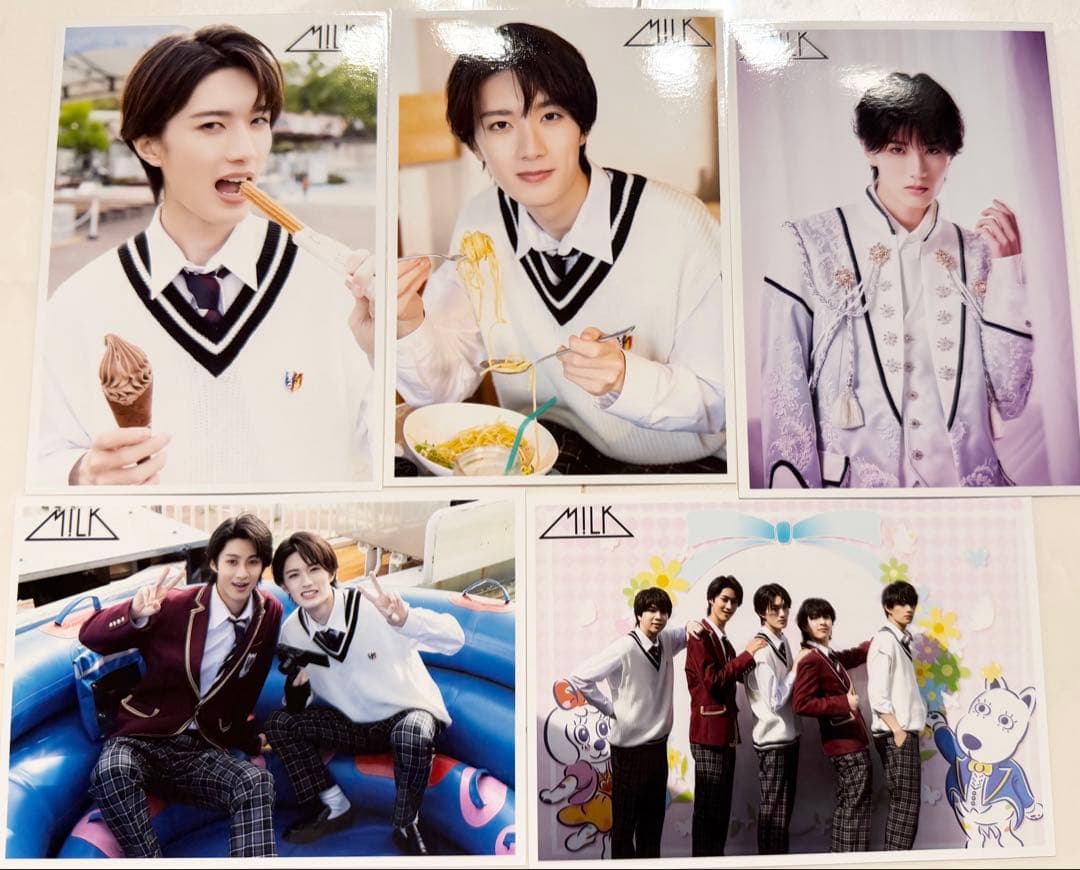 【直筆サイン入りあり】21枚まとめ売り M!LK 山中柔太朗 生写真