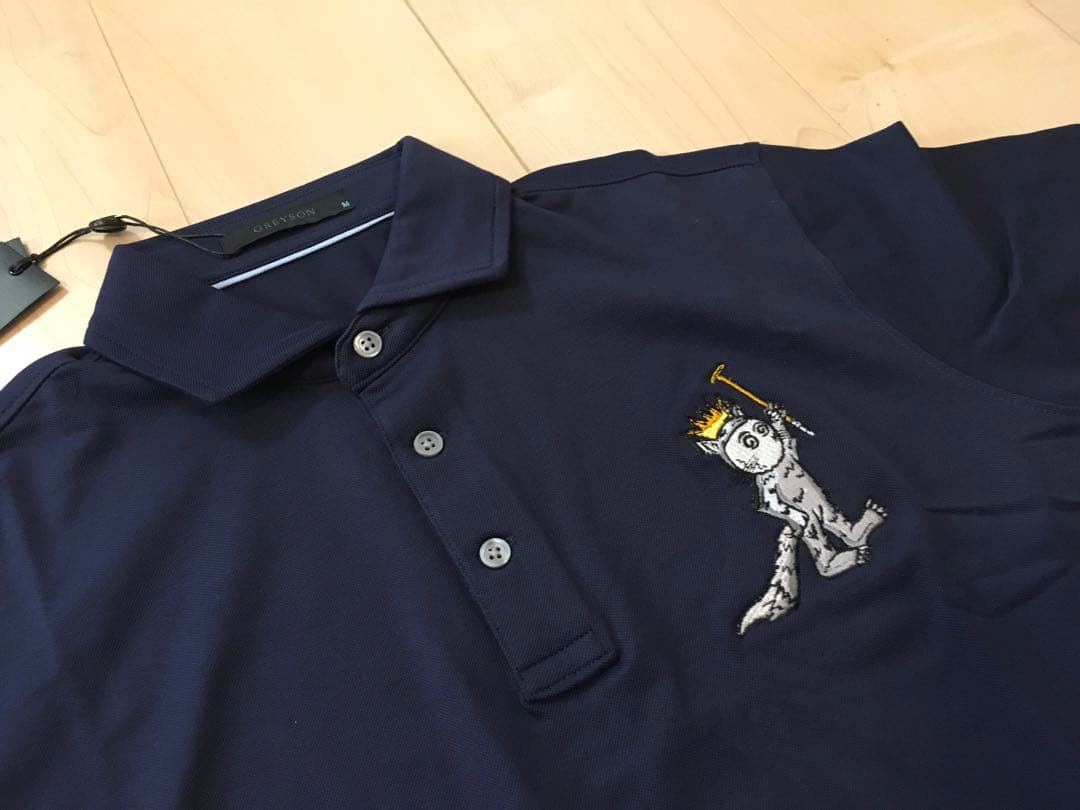 Malbon Golf × GREYSON ポロシャツ ネイビー 新品 M（L）