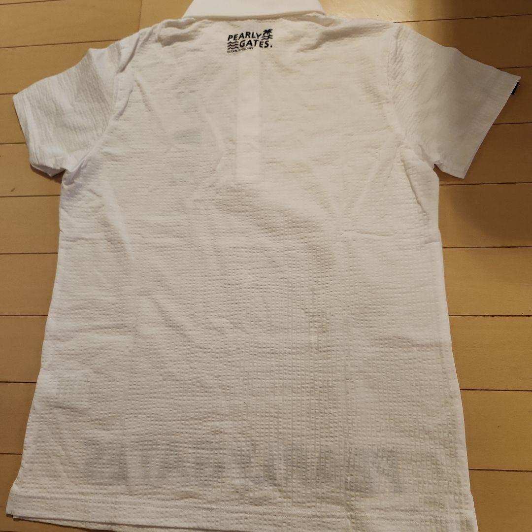 PEARLY GATES ポロシャツ ホワイト　春夏物　パーリーゲイツ