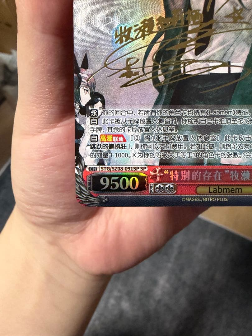 ヴァイス STEINS;GATE 中国版　牧瀬紅莉栖サイン