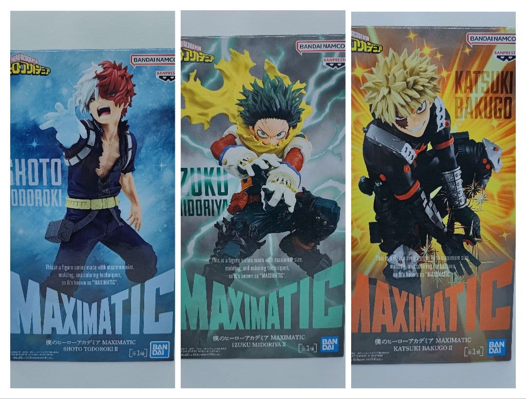 緑谷出久 爆豪勝己 轟焦凍 僕のヒーローアカデミア MAXIMATIC