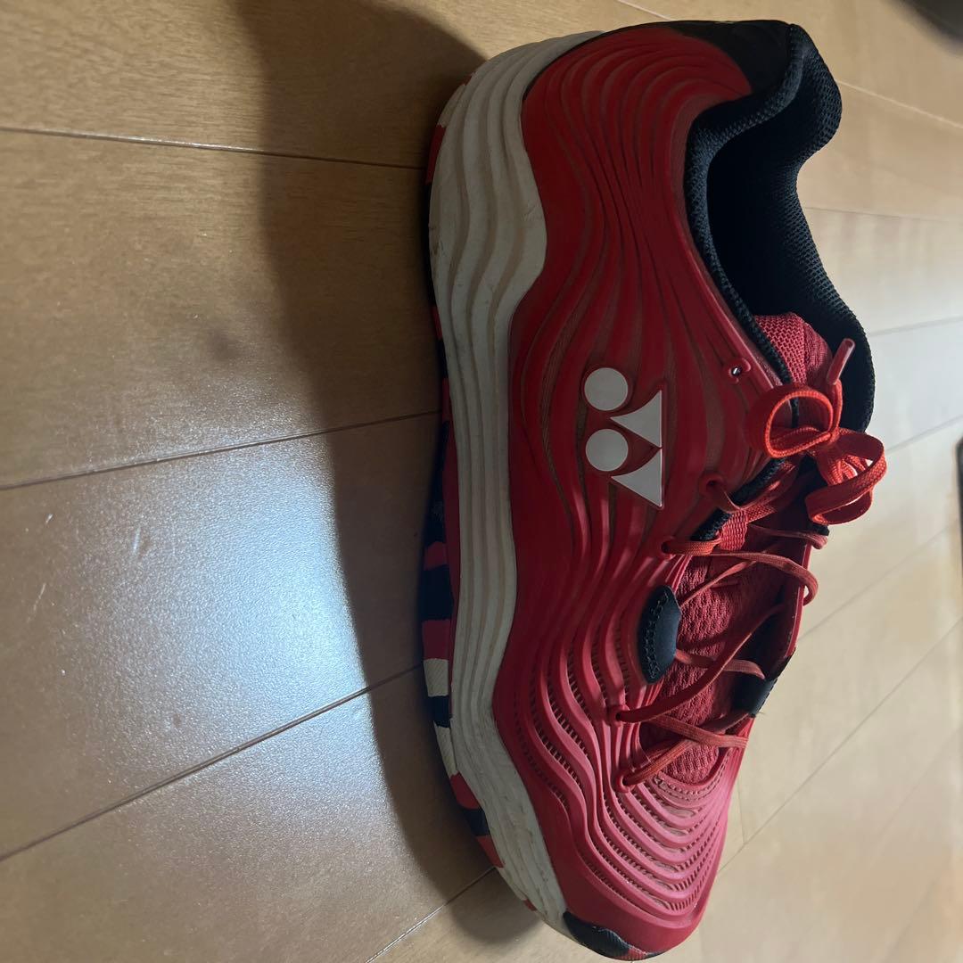 YONEX テニスシューズ レッド