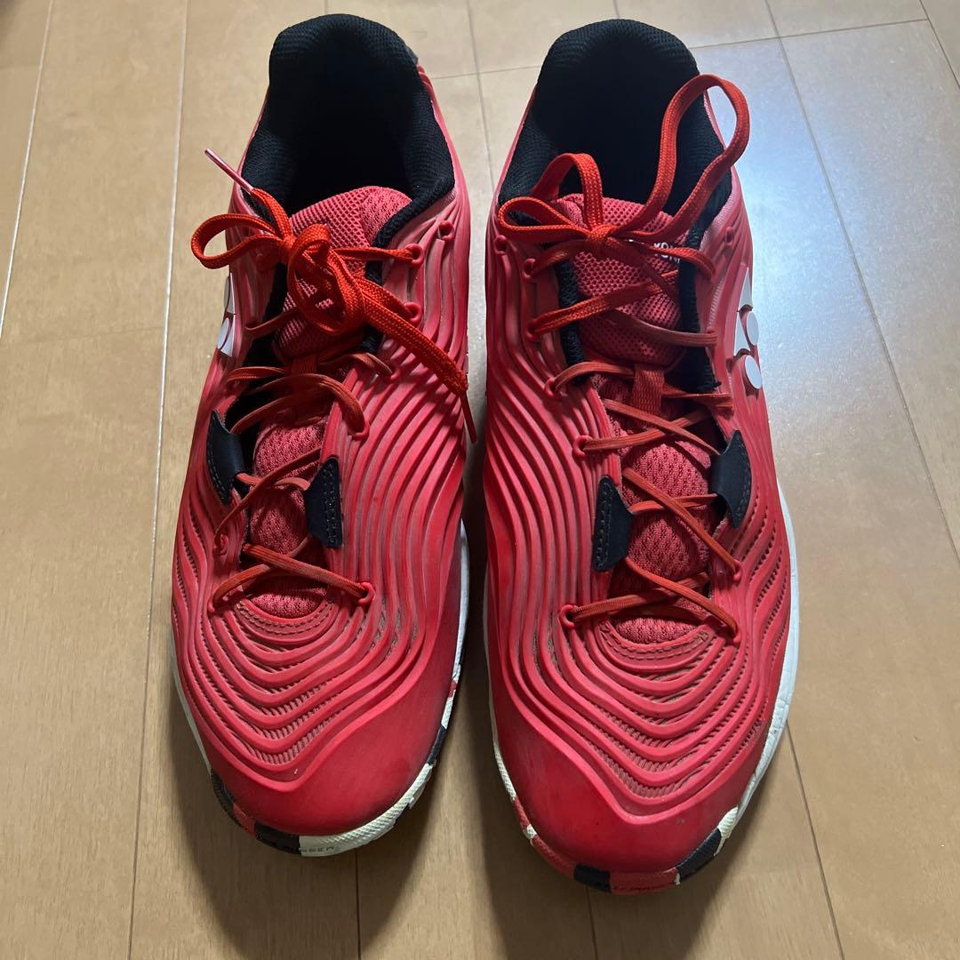 YONEX テニスシューズ レッド