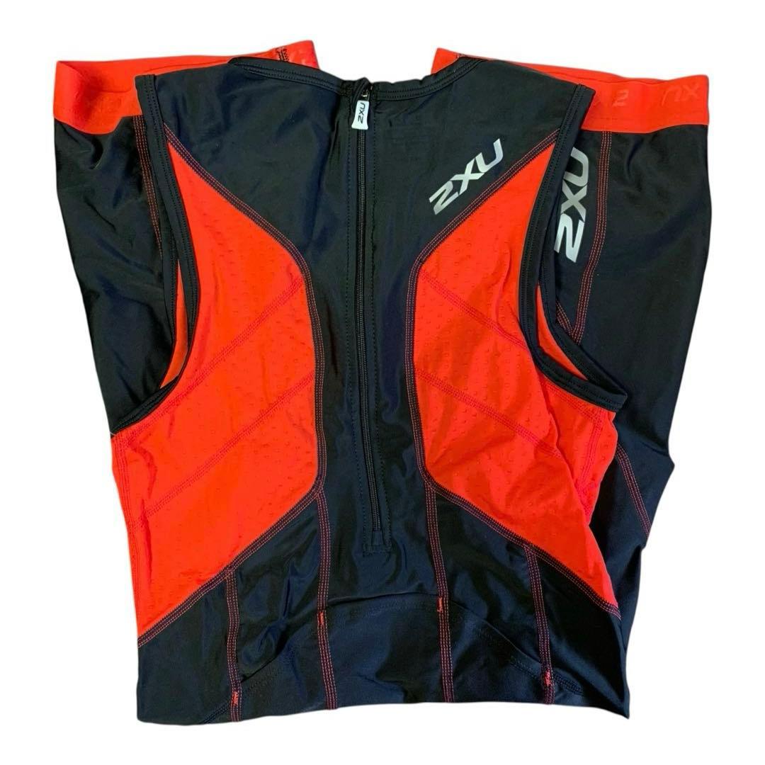 2XU ツータイムズユー　トライスーツ　ブラック/スカーレット　Sサイズ　タグ付