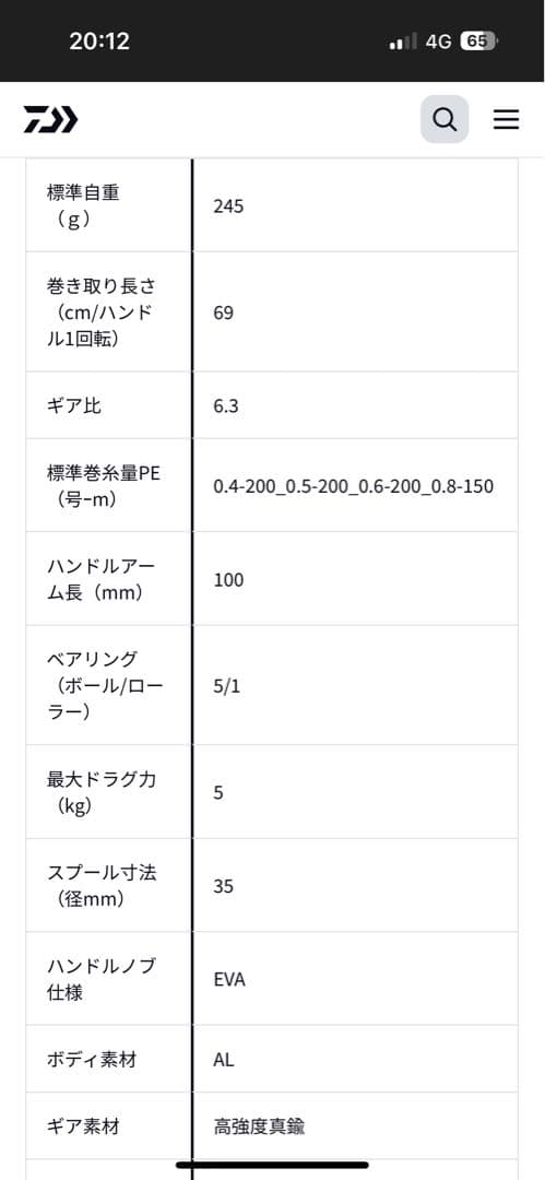 Daiwa デジタルベイトリール ブラック