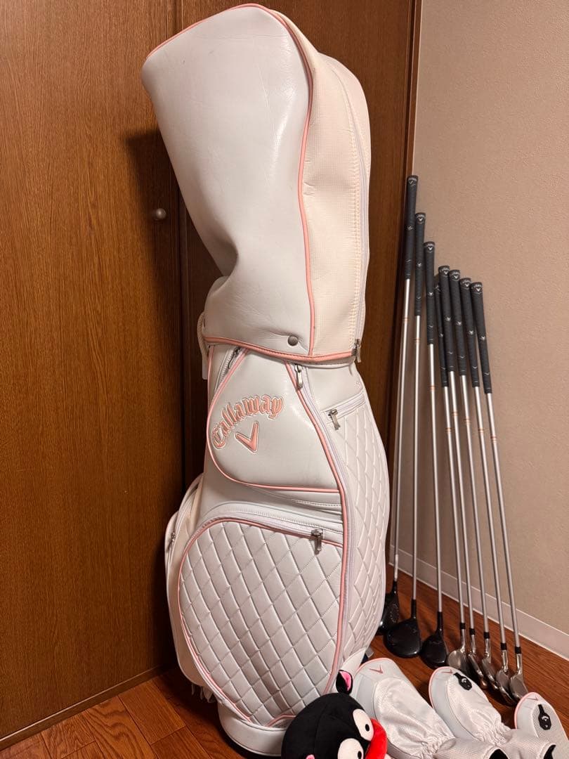 豪華！ Callaway REVAレヴァ クラブセット ホワイトローズ