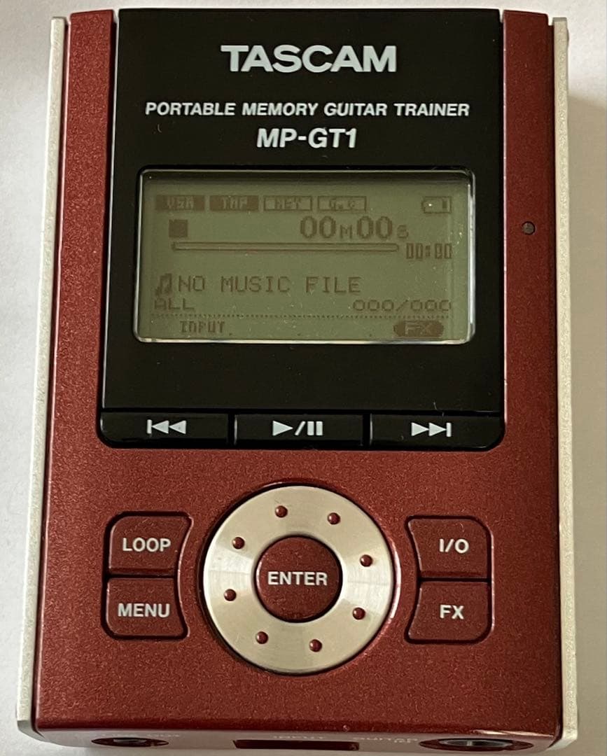 TASCAM MP-GT1ポータブルメモリーギタートレーナーACアダプター付