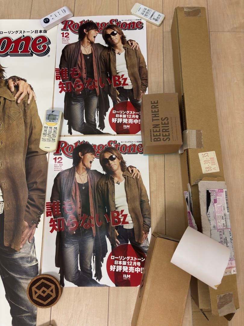 B'z Rolling Stone 2009年12月号 ポスター