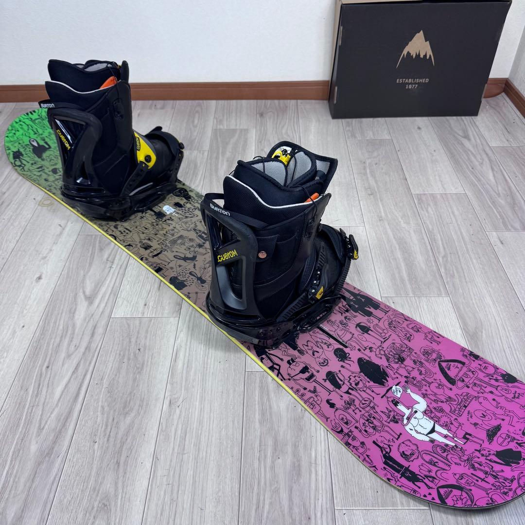 BURTON スノーボード 152cm ブーツ 27.5cm セット