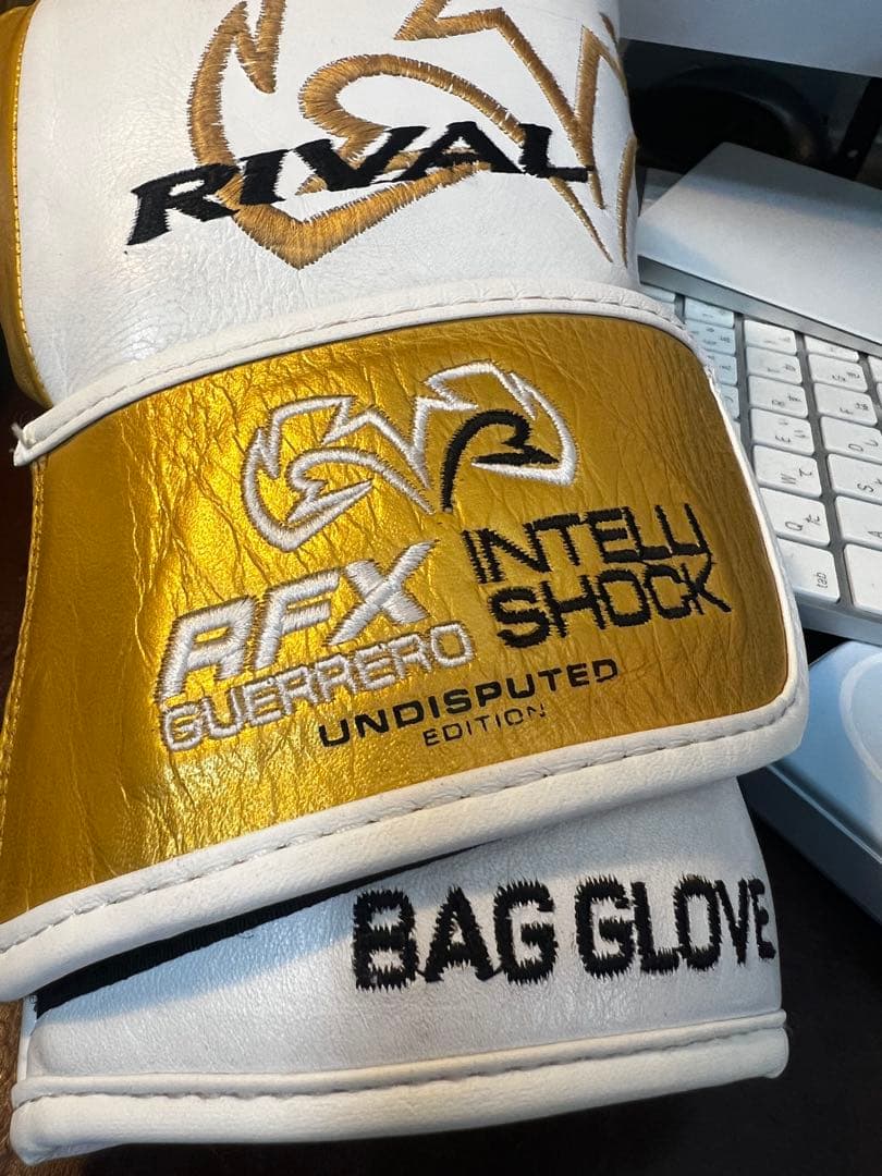 RIVAL RFX INTELLI SHOCK バッググローブ ゴールド