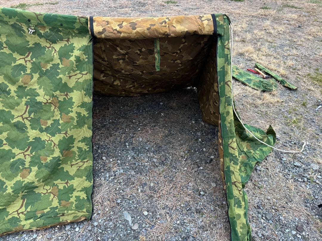 USMCミッチェルパターン軍幕 Aフレームテント カスタム