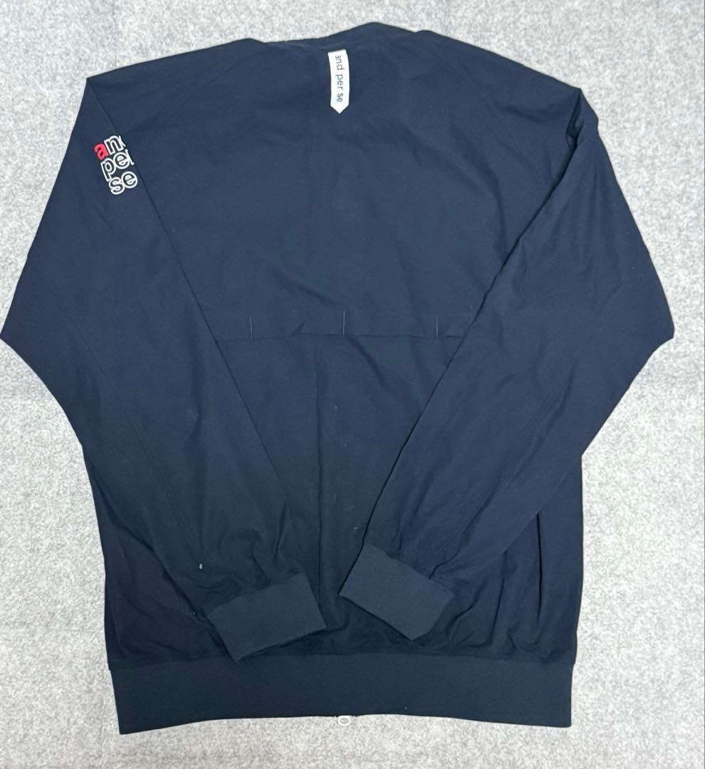 【3/1まで値引】 and per se ネイビー ジャケット