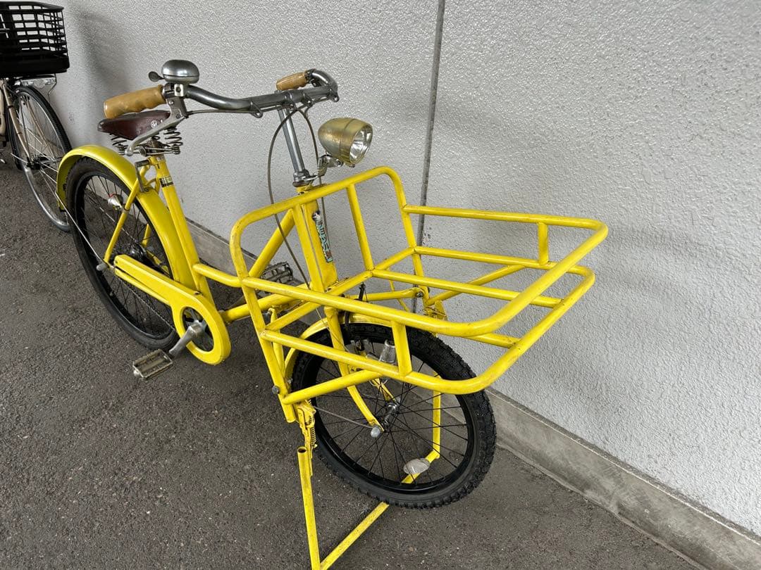 レトロ自転車オランダ風 前２輪　名古屋市近郊手渡限定のみ名古屋市中村北区配送無料