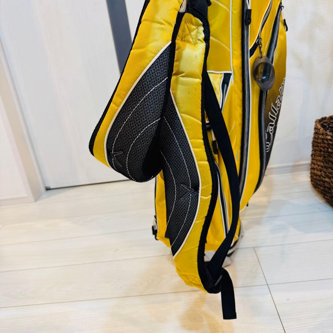 Callaway スタンド型キャディバック 軽量 コンパクト イエロー