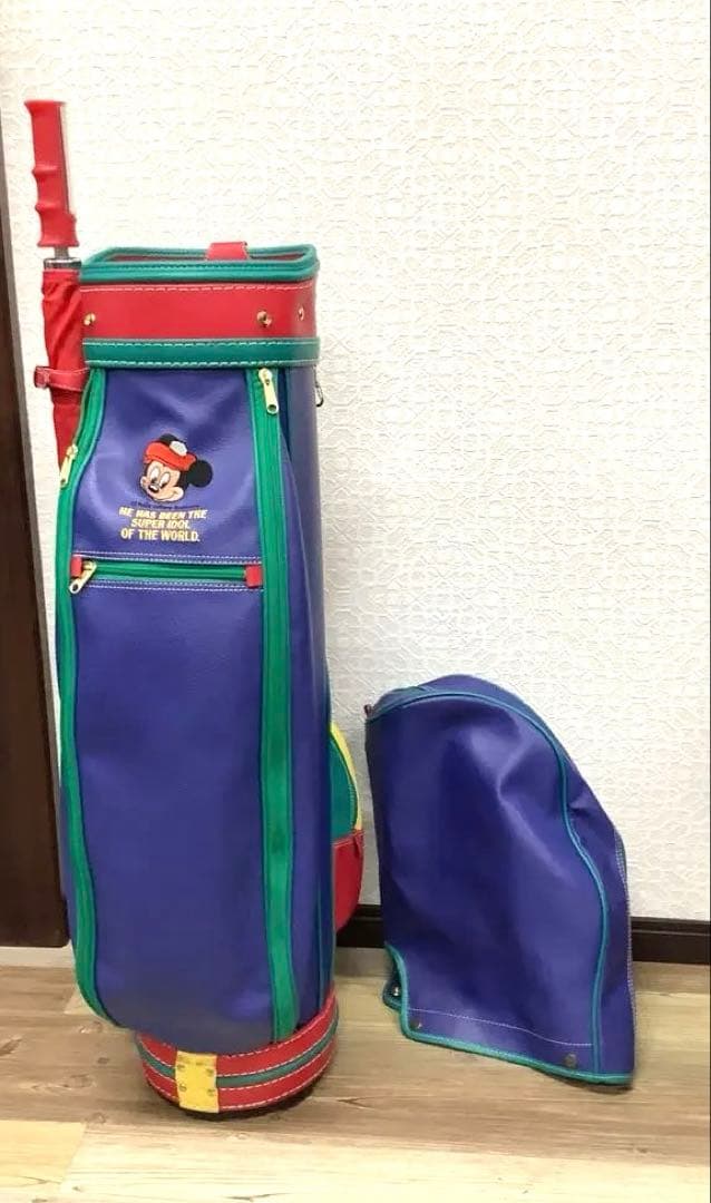 希少品”ミッキー ゴルフバッグ・傘セット