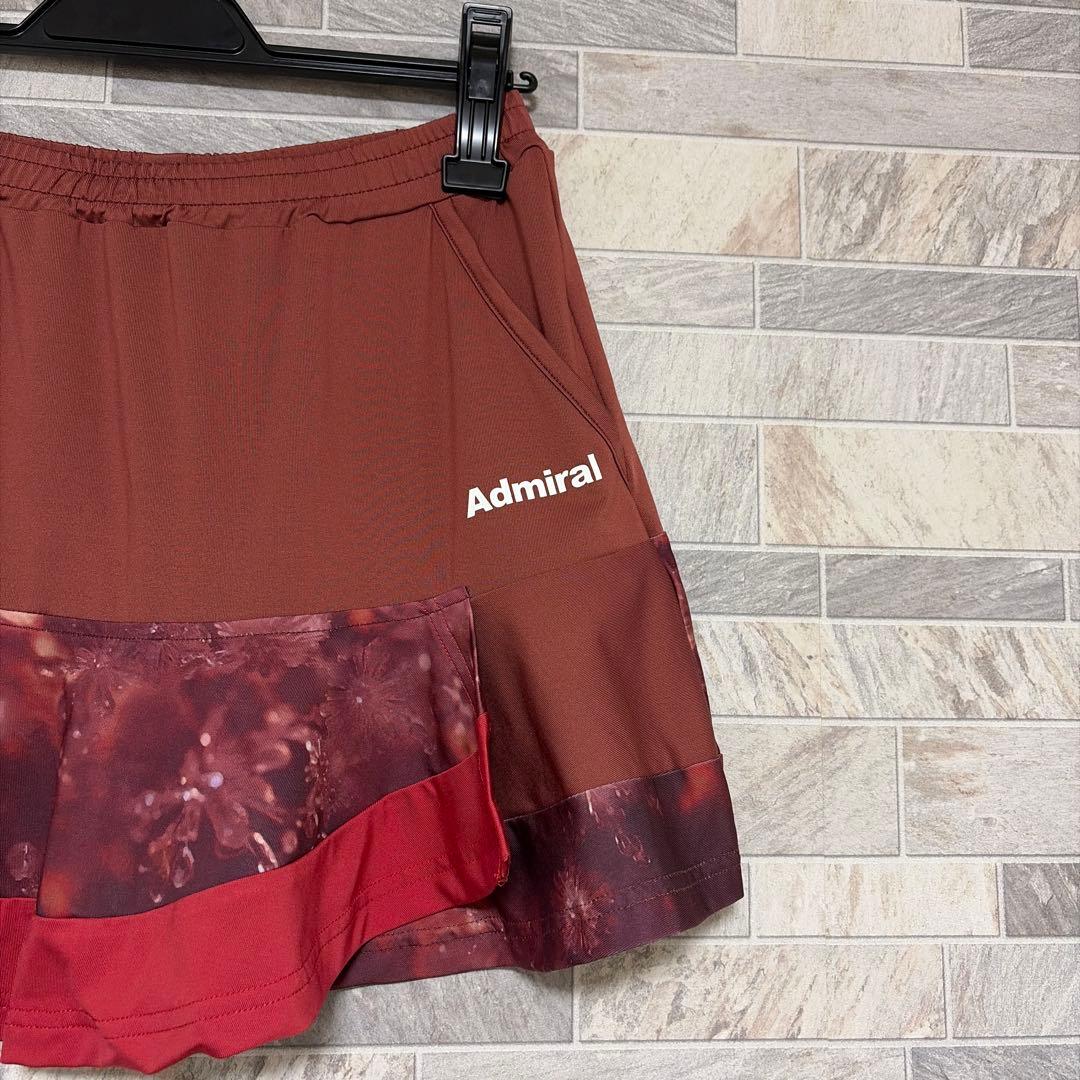 Admiral スコート スカート アシメレイヤードグラフィック テニス M