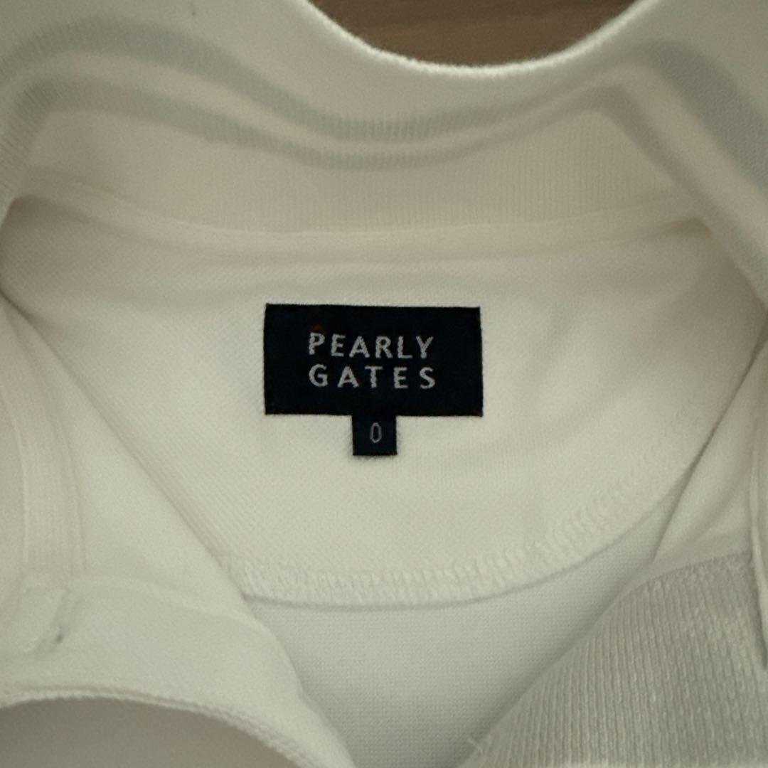 美品✨PEARLY GATES パーリーゲイツ ポロシャツ 白 ホワイト 半袖
