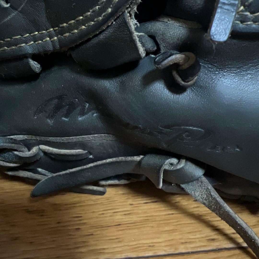 Mizuno プロ　黒レザーグローブ