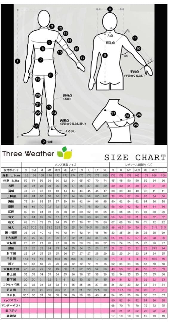THREE WEATHER スリーウェザー3×2mm フルスーツ メンズML