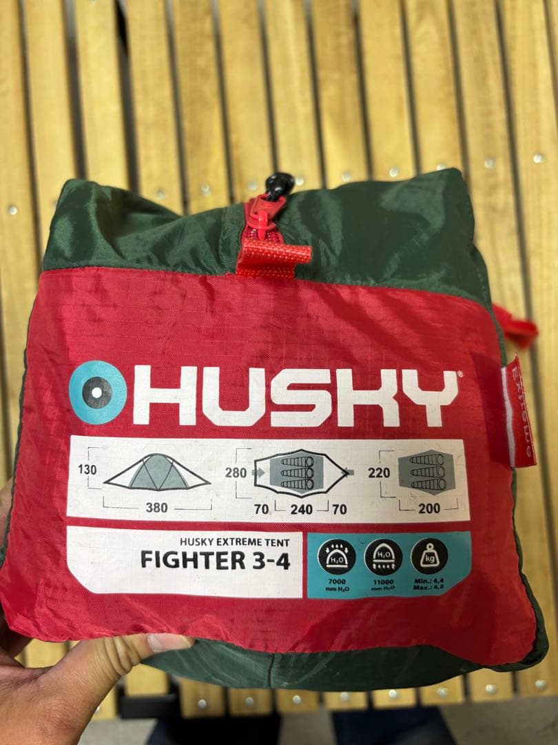 HUSKY FIGHTER 3-4 グリーン テント