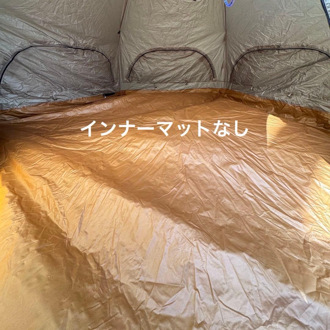 値下げ【美品】DOD キノコテント　カーキ　インナーシートセット　ペグ未使用
