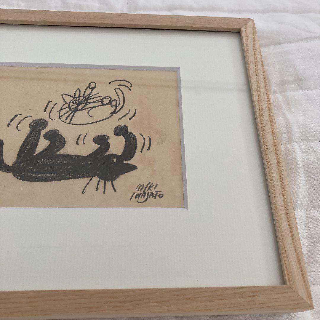 限定出品です　イワサトミキ　さん　原画　猫