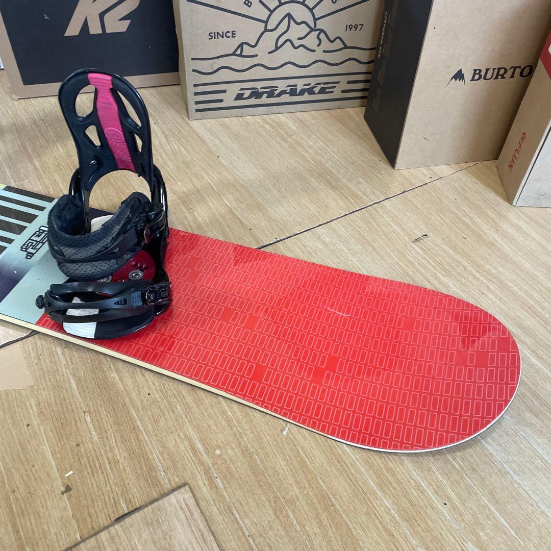 BURTON×FLUX　バートン　フラックスバインディング付スノーボードセット