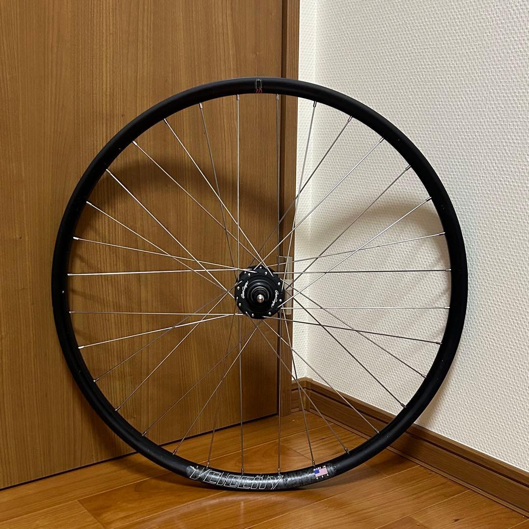 650b ピスト用ホイール前後 VELOCITY GRAN COMPE