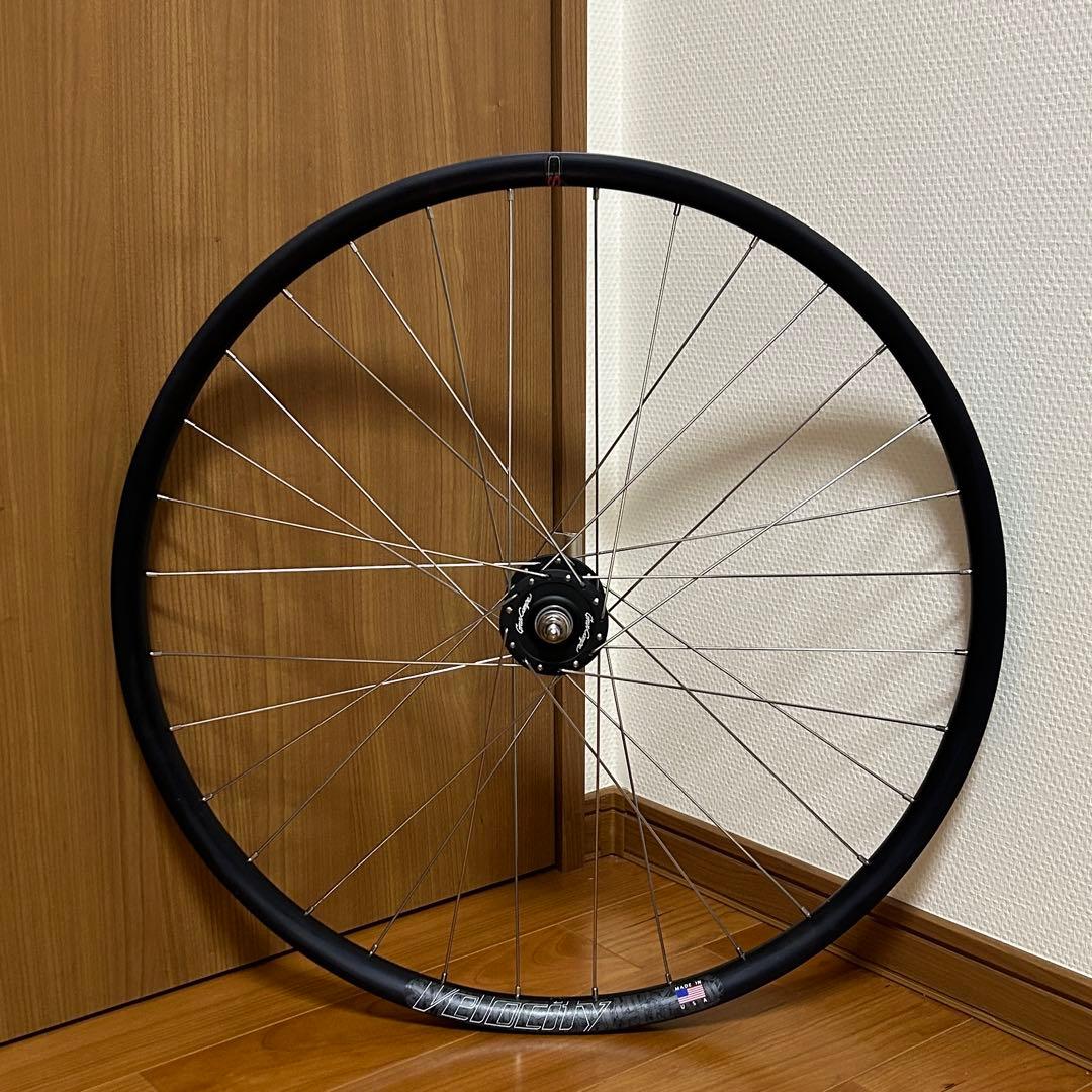 650b ピスト用ホイール前後 VELOCITY GRAN COMPE